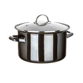 Hrnec s poklicí BANQUET METALLIC Black 24 cm, 3,7 černý

