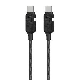 Kabel ERPOWER Datablocker USB-C/USB-C, 1,5 m černý

