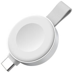 Nabíjecí adaptér FIXED Orb 2 USB-C na Apple Watch bílý

