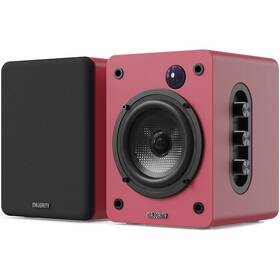 Reproduktory Majority D50X Bookshelf (2 ks) červené/hnědé

