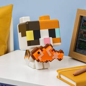 Dekorativní LED Paladone Minecraft světlo GloBuddies Kočka vícebarevné

