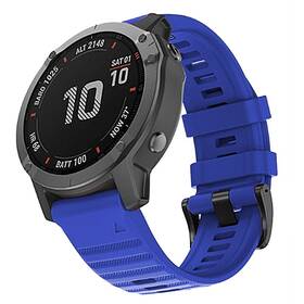 Řemínek RhinoTech pro Garmin QuickFit silikonový outdoor 22mm modrý

