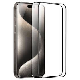 Tvrzené sklo Mobile Origin EasyGlass na Apple iPhone 15 Pro (2 ks) 

