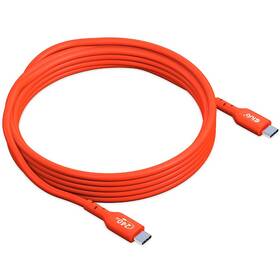 Kabel Club3D USB-C/USB-C PD 240W, 3m oranžový

