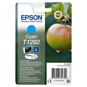 Inkoustová náplň Epson T1292, 445 stran azurová

