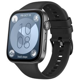 Řemínek FIXED Silicone Strap na Huawei Watch FIT 3/4/4 Pro černá barva
