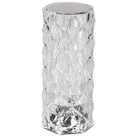 Stolní LED lampička Rabalux Siggy 76015 průhledná

