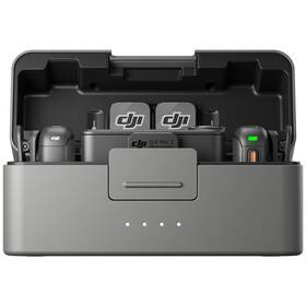 Mikrofon DJI Mic 3 (2 TX + 1 RX + Charging Case) šedý

