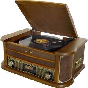 Radiopřijímač DAB+/CD Soundmaster NR565DAB hnědý

