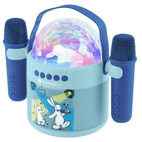 Přenosný reproduktor GoGEN BOB A BOBEK DISCO modrá barva
