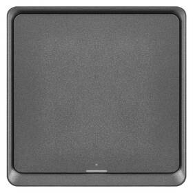 Vypínač EMOS GoSmart IP-2001ZB, ZigBee 3.0, 1-tlačítkový šedý


