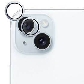 Ochranné sklo čočky fotoaparátu Epico Aluminium Lens Protector na Apple iPhone 15/15 Plus modré

