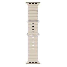 Řemínek Epico Strap Ocean na Apple Watch 42/44/45/49mm béžový

