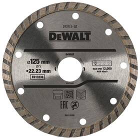 Řezný kotouč Dewalt DT3712, 125 × 22,2 mm 

