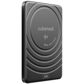 Powerbanka Cubenest SlimDual MagSafe Qi2 5000 mAh černá

