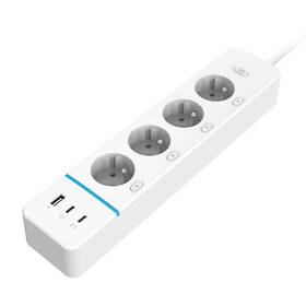 Kabel prodlužovací IMMAX NEO LITE SMART chytrý přívod, Wi-Fi, TUYA bílý

