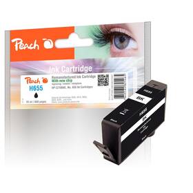 Inkoustová náplň Peach HP 655, 660 stran černá

