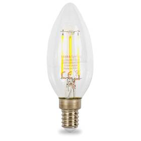 Žárovka LED Tesla Lightning filament svíčka E14, 4,2W, denní bílá 

