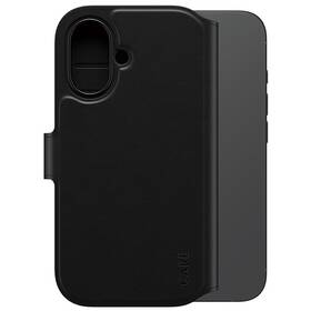Pouzdro na mobil flipové PanzerGlass CARE MagSafe Tango 2v1 Wallet na Apple iPhone 17 černé

