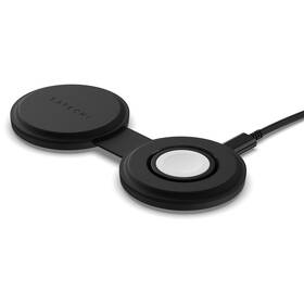 Bezdrátová nabíječka Satechi OntheGo 2v1 černá barva
