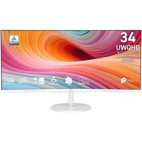 Monitor MSI PRO MP341CQW E12 bílý

