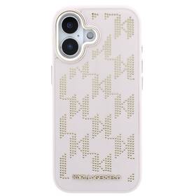Kryt na mobil Karl Lagerfeld PU Perforated Monogram MagSafe na Apple iPhone 17 růžový

