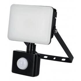 Reflektor Tesla Lightning 10W, PIR, 900lm, 4000K, NW černá barva
