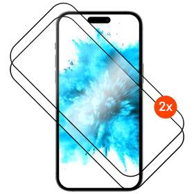 Tvrzené sklo FIXED Full-Cover s aplikátorem na Apple iPhone Air (2 ks) černé

