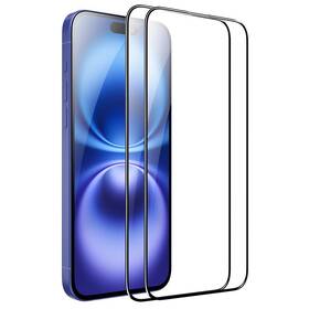 Tvrzené sklo Mobile Origin EasyGlass na Apple iPhone 15/16 (2 ks) 

