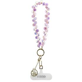 Poutko Guess Crystals 4G Charm růžové

