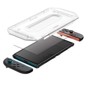 Tvrzené sklo Spigen Glass tR EZ Fit 2 Pack - Nintendo Switch 2 průhledné

