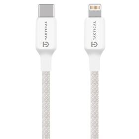 Kabel Tactical Stitch Thread USB-C/Lightning 0,3m bílý


