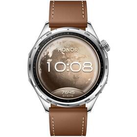 Chytré hodinky HONOR Watch 6 hnědé


