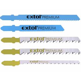 Sada pilových plátků Extol Premium 8805100 (5 ks) 

