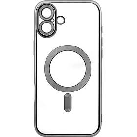 Kryt na mobil WG Magic Eye Magnet na Apple iPhone 16 černý/průhledný

