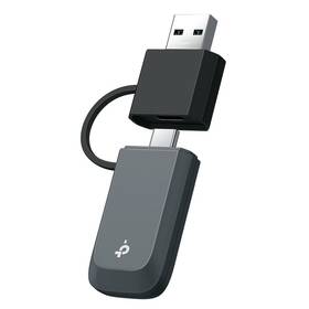 Bluetooth TP-Link Archer TBE400U, BE6500 Tri-Band Wi-Fi 7 Mini, USB-A/USB-C černý

