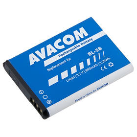 Baterie Avacom pro Nokia 3220, 6070, Li-Ion 3,7V 890mAh (náhrada BL-5B) 

