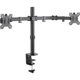 Držák TV STELL SOS 1120, Dual na 2 monitory 13" až 32", nosnost 2x8 kg černý

