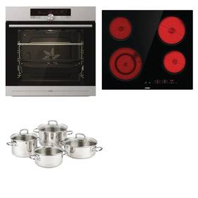 Set výrobků Mora VTS 775 BX + VDST 652 C + nádobí černý/nerez

