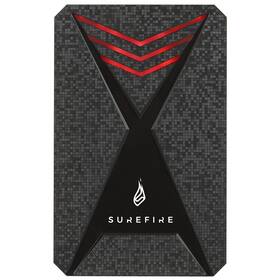 SSD externí SureFire Gaming Bunker SSD USB 3.2 Gen 1 512GB černá barva
