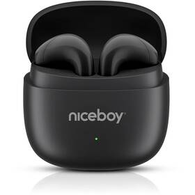 Sluchátka Niceboy Beans 5 POP Black černá

