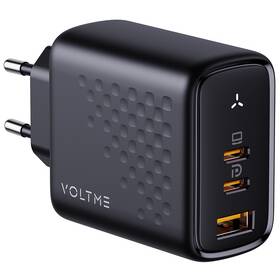 Nabíječka do sítě Voltme Revo 65 2xUSB-C, 1xUSB-A 65W černá

