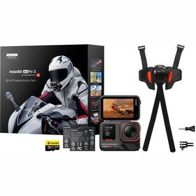 Outdoorová kamera Insta360 Ace Pro 2 Motocyklový balíček černá

