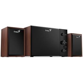 Reproduktory Genius SW-2.1 350 černé/hnědé

