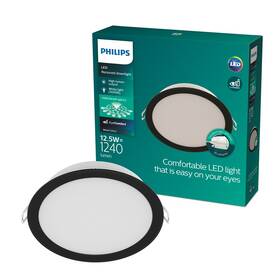 Stropní svítidlo Philips 59464 MESON 125 12.5W 30K černé

