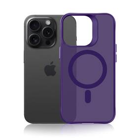Kryt na mobil 3mk na Apple iPhone 16 Pro - Hardy Hazy MagCase fialový

