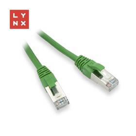 Kabel Lynx FTP patch Cat5e PVC, CCA, 7m zelený

