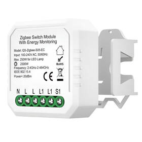 Modul IMMAX NEO SMART kontroler s měřením spotřeby V6 1-tlačítkový Zigbee 3.0, TUYA 

