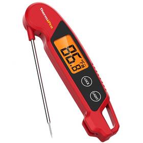 Teploměr do masa ThermoPro TP-603W červený

