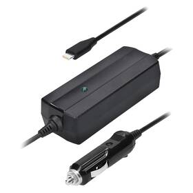 Napájecí adaptér Solight Car charger USB-C, 65 W PD černý

